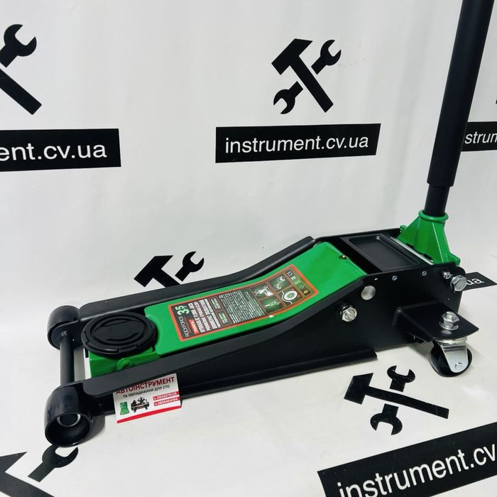 Домкрат підкатний гідравлічний двопоршневий 3.5 Тони Посилена рама