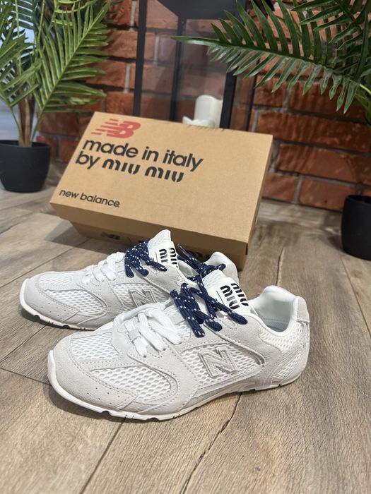 New Balance x Miu Miu – białe sneakersy  rozmiar 38 – premium – nowe + box
