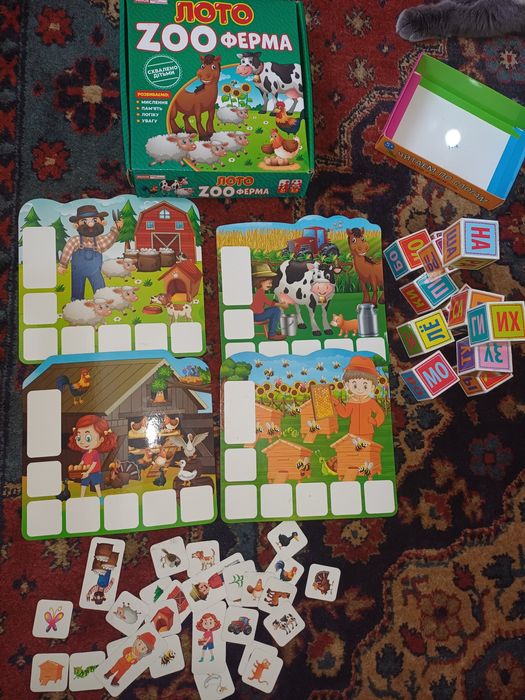 Дитячі настільні ігри 3+