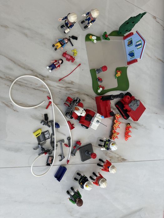 PLAYMOBIL City Action - Compact Set aniversário: Bombeiros e Quad (5169) + (5495)