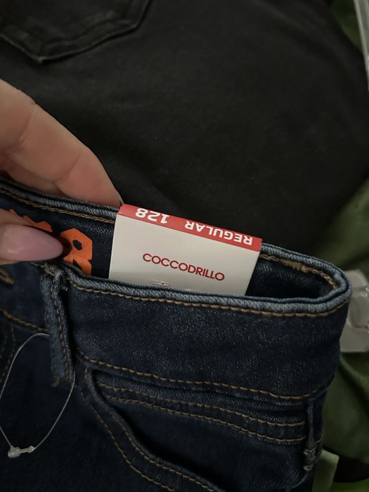 Spodnie jeansy  chłopięce nowe Coccodrillo r 128
