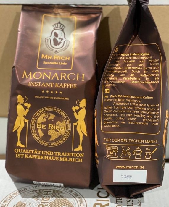 Кофе растворимый Mr.Rich "Monarch"(Монарх), 500гр.