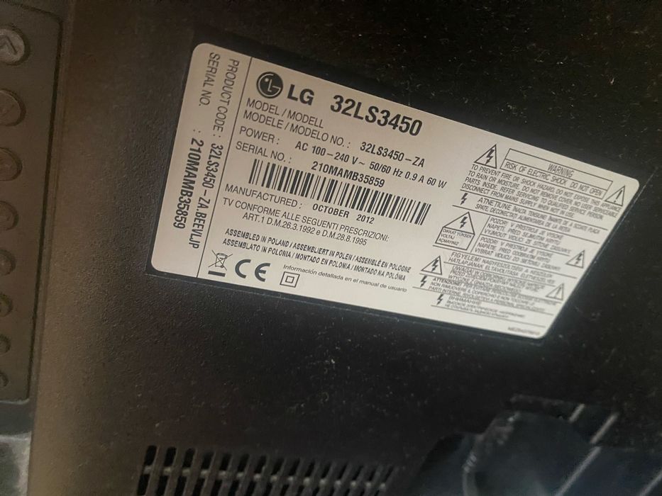 Tv LG 32 cale , w 100 proc sprawny