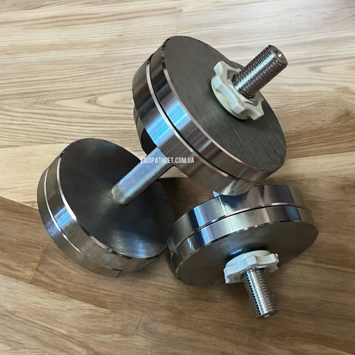 Розбірні Сталеві Металеві гантелі 2шт 10,16,18,20,26,30,40КГ гантель