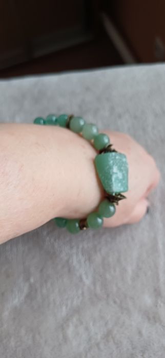 Браслет,нефріт,натуральний камінь