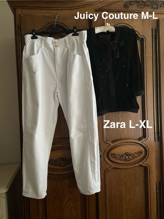 L-XL Zara жіночі брюки джинси бавовна