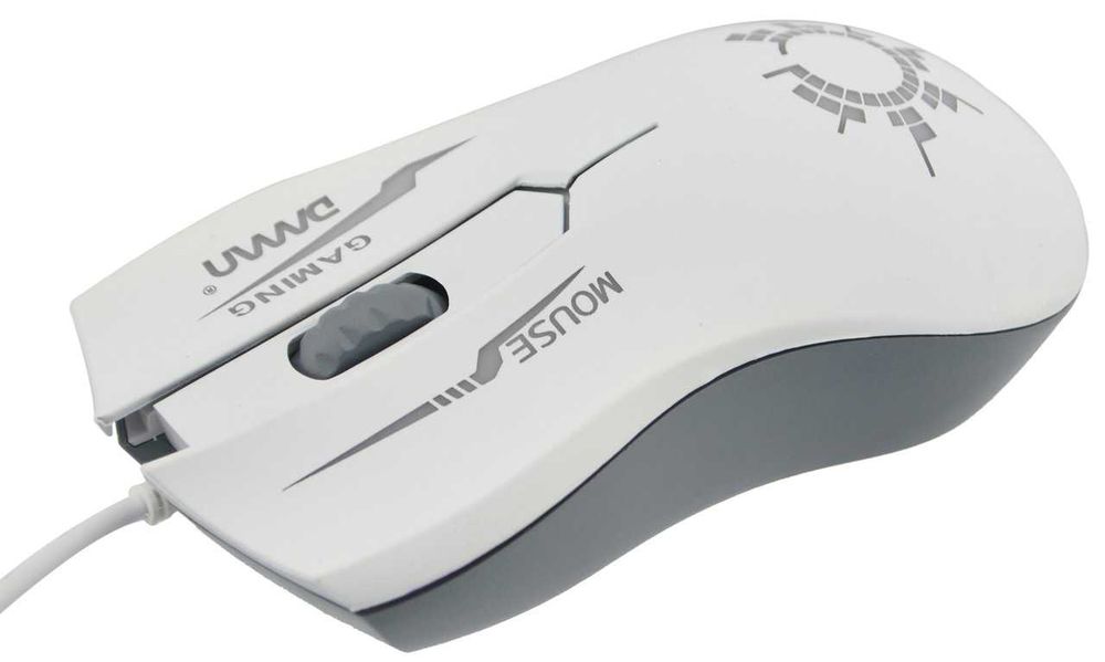 Игровая компьютерная мышь Damn DM03 с подсветкой //White//