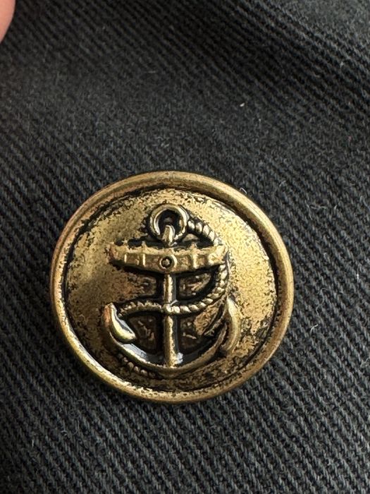 Polo Ralph Lauren Women’s Double-Breasted Captain Jacket — Чорний джинсовий жакет, Size 10