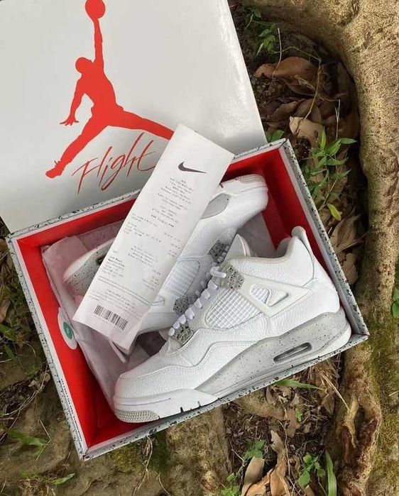 Jordan 4 Retro White Oreo R.39