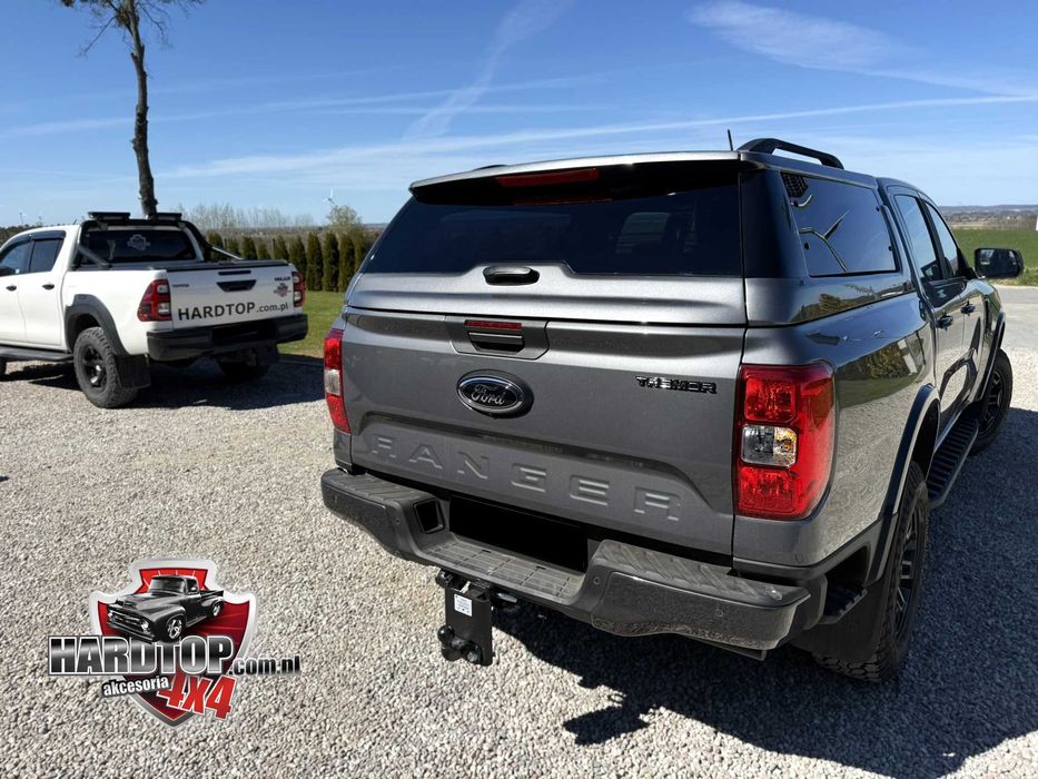 Zabudowa paki Hardtop Ford Ranger 2023+ Szyby uchylne