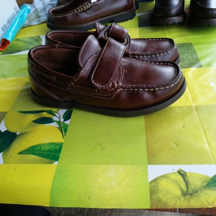 Sapato Vela couro zippy menino - n. 32
