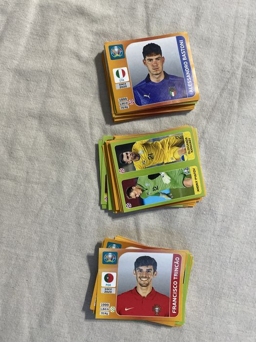 Cromos de varias coleções