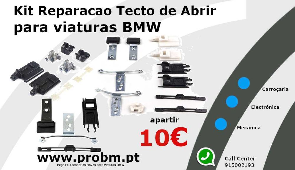 Kit Reparacao Tecto de ABRIR NOVOS p/BMW