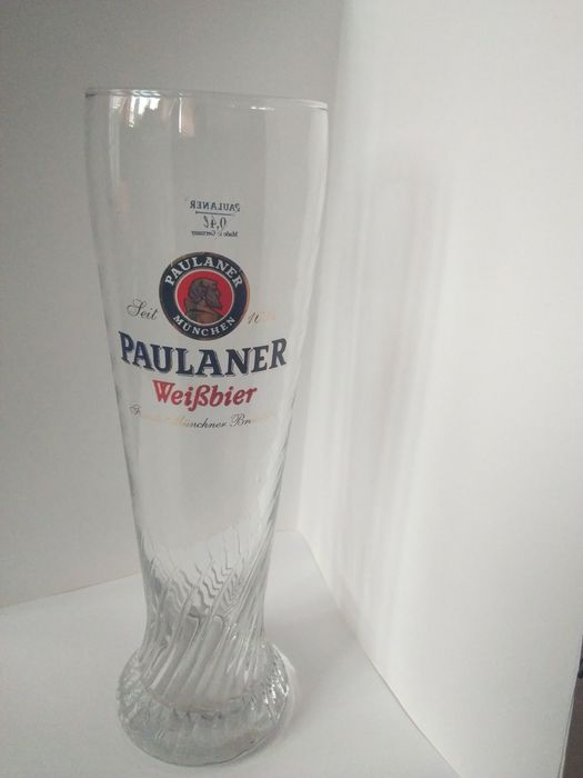 Szklanki do piwa, szklanka Paulaner.