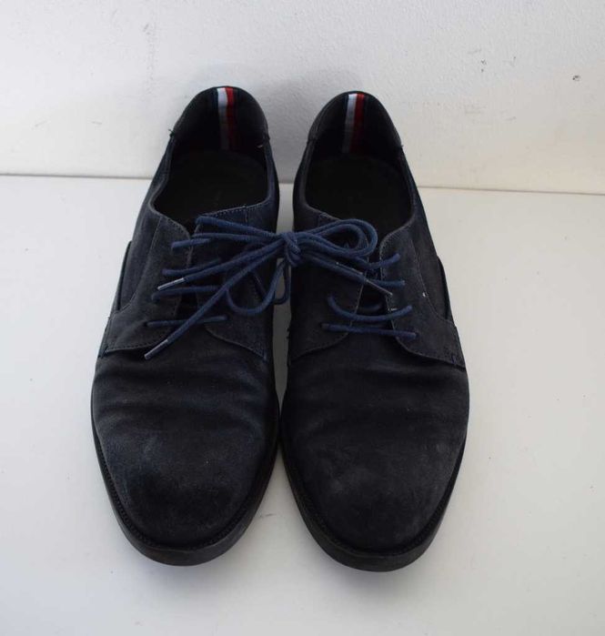 Tommy Hilfiger półbuty buty skórzane 41 ciemne