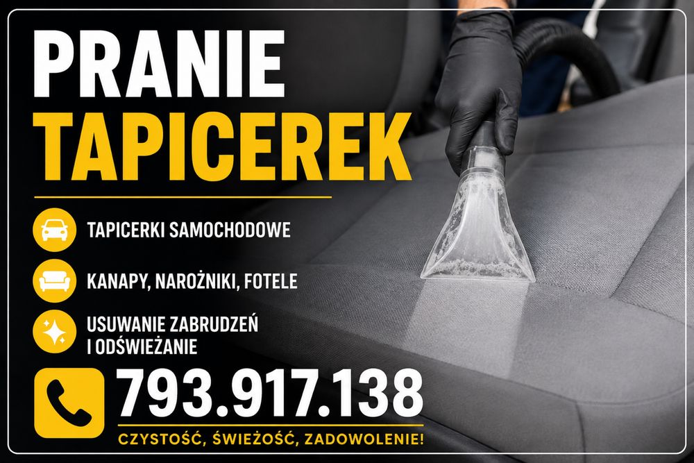 Pranie tapicerek