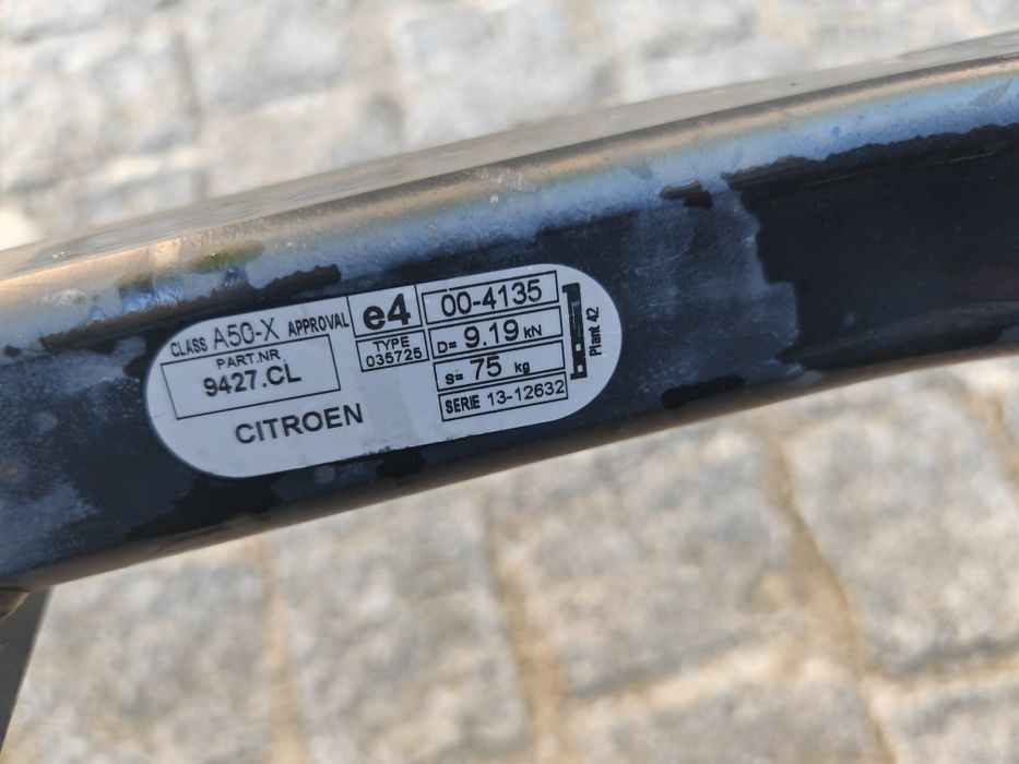 Suporte de reboque citroen ou DS