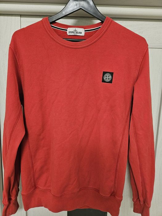 Червона толстовка без утеплення Stone Island L