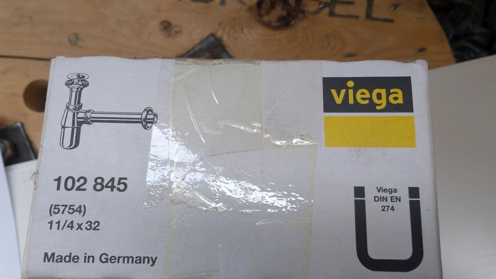 syfon umywalkowy butelka chrom viega