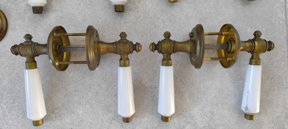 Zestaw 6 Klamek z czasów PRL