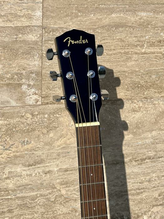 Гітара акустична Fender CD60 S BLK как новая Цельный топ