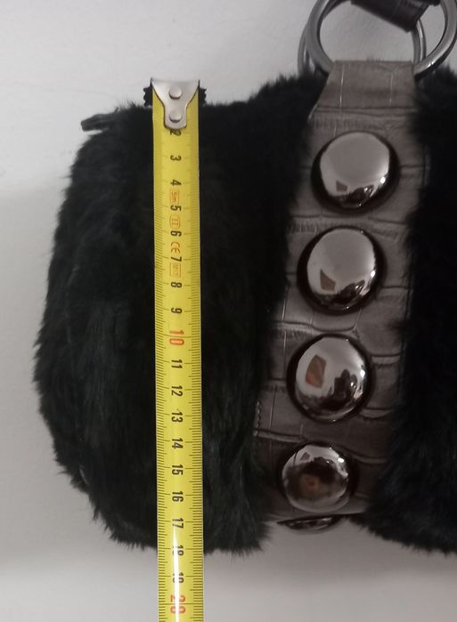 Mala com pêlo/ mala/ bolsa