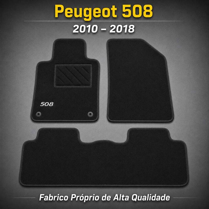 4 Tapetes - Peugeot 208/308/508/2008/3008