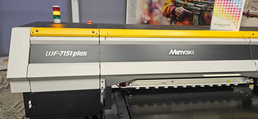 Drukarka UV Mimaki UJF 7151 PLUS stan bardzo dobry 100 % format B2