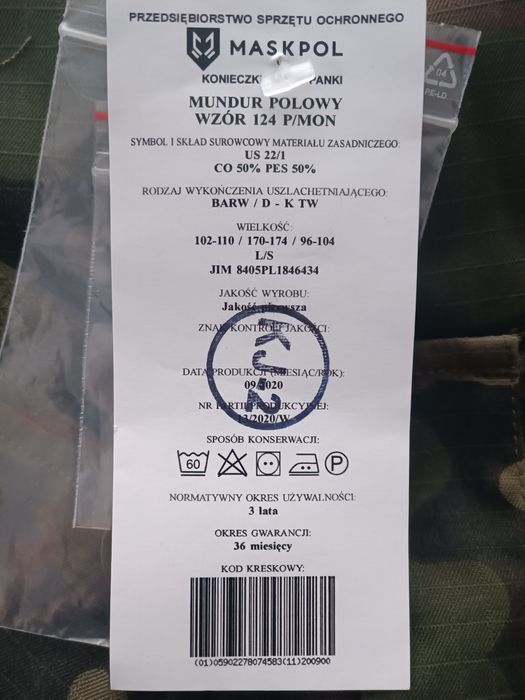 Mundur polowy wz124