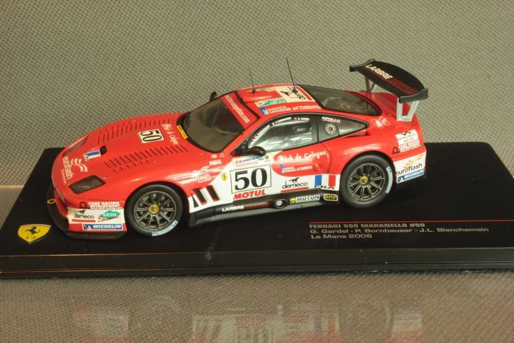 Ferrari 550 Maranello GTC Le Mans 2006 Ixo gablotkowe model 1:43