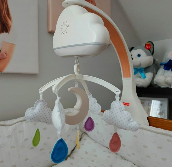 Karuzela do łóżeczka z lampką nocną Fisher Price