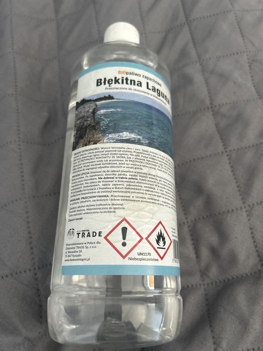 Biopaliwo do biokominka 1 litr Blekitna Laguna