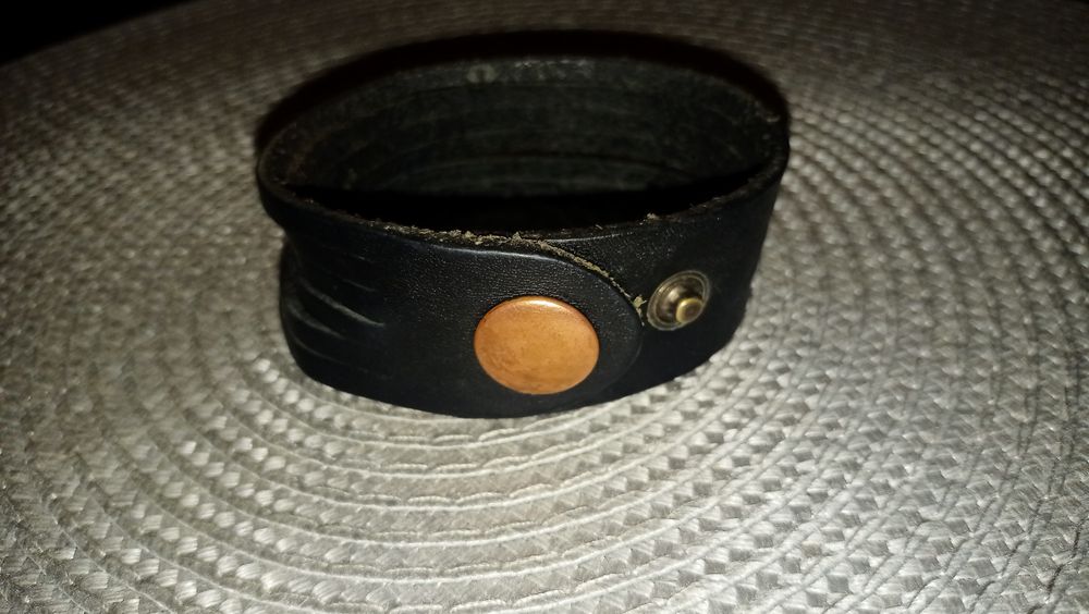 Bransoleta skórzana nowa