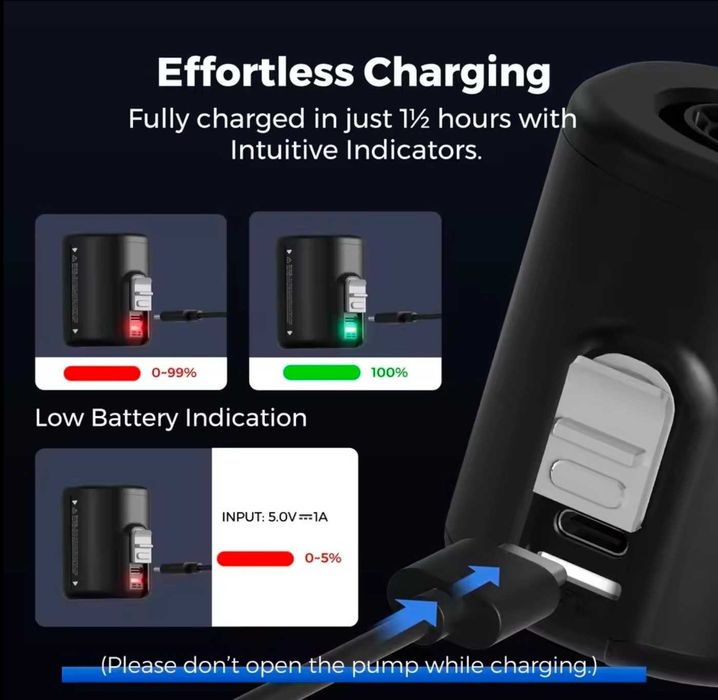 Flextail Tiny Pump 2X pompka elektryczna turystyczna