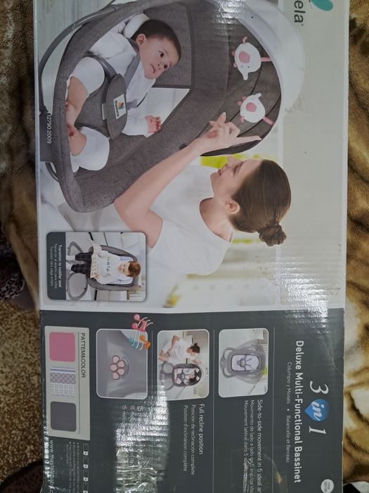 Заколисуючий центр  шезлонг Mastela 3 в 1