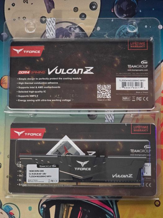 T-Force VulcanZ 32GB (2x16GB) DDR4 3200MHz CL16