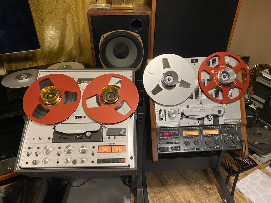 Studer A 807 magnetofon szpulowy, 38 cm/s.