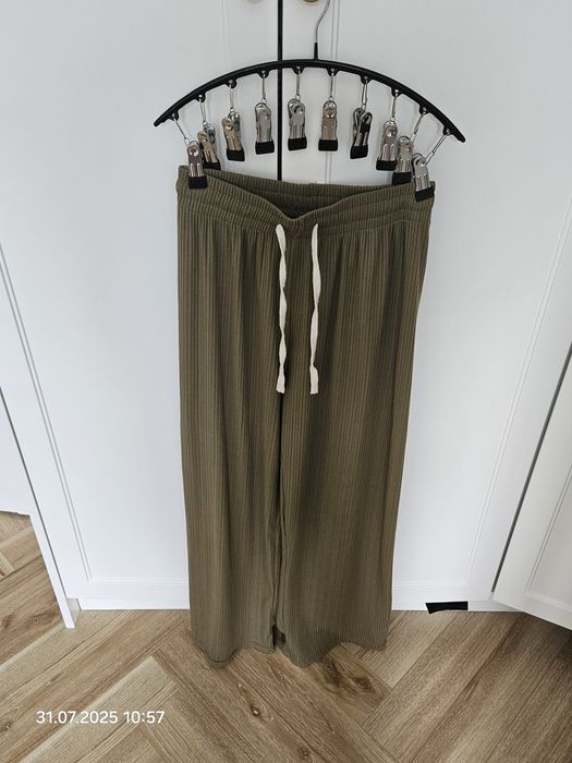 Spodnie letnie damskie khaki