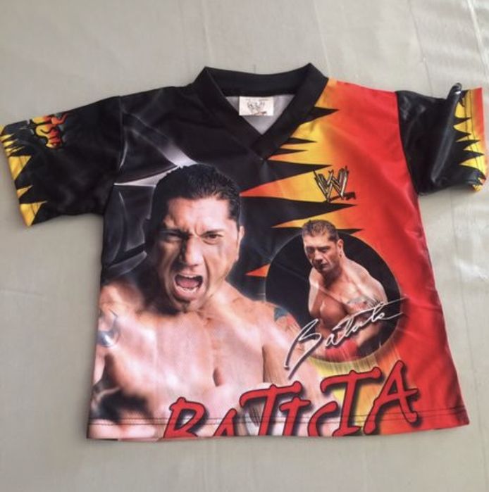 150 tshirts wrestling crianca 2 e 4 anos