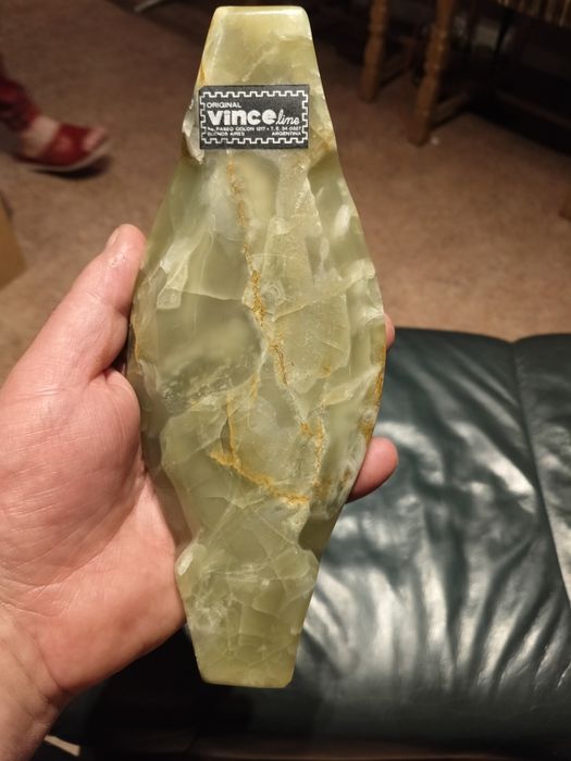 Patera popielnica z zielonego onyksu