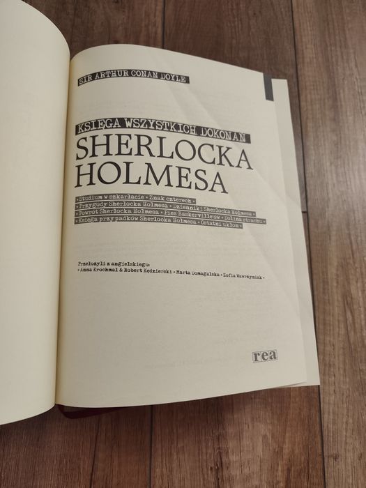 Księga wszystkich dokonań Sherlocka Holmesa Sir Arthur Conan Doyle