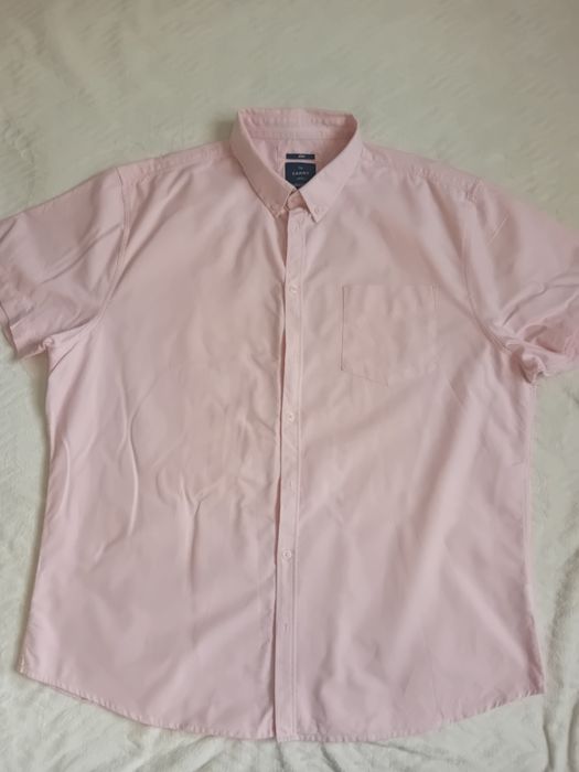 #Carry koszula na krótki rękaw pudrowy róż 3 XL jak nowa