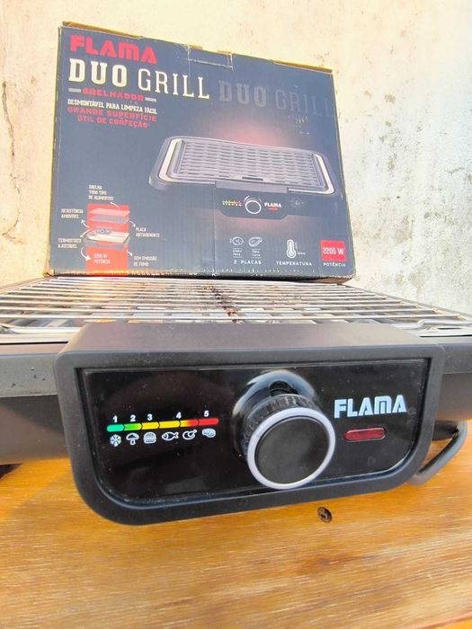Grelhador Elétrico Flama Duo Gril - 2200 W