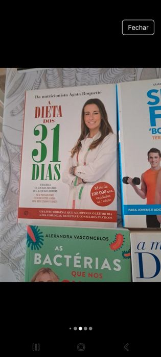 Livros saudáveis, dieta, cura