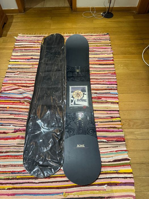 Prancha snow board Rome 1.65 m praticamente nova