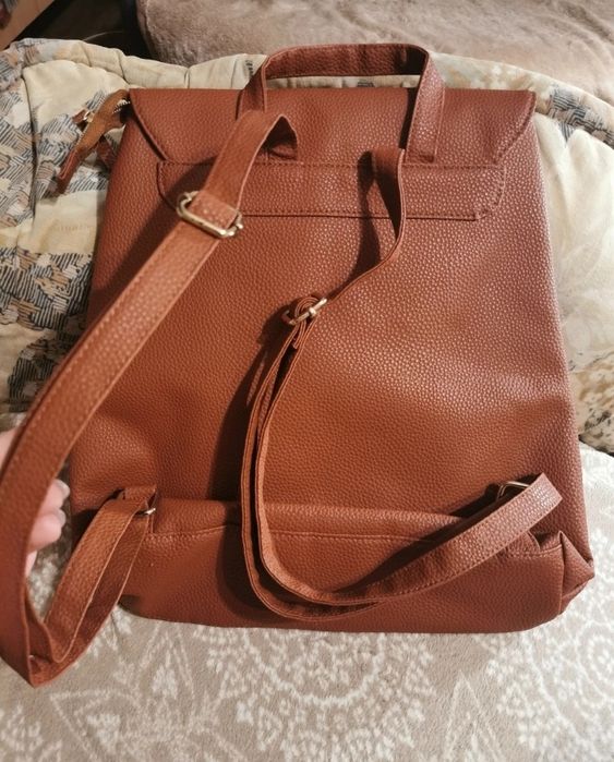 Plecak brązowy polecam