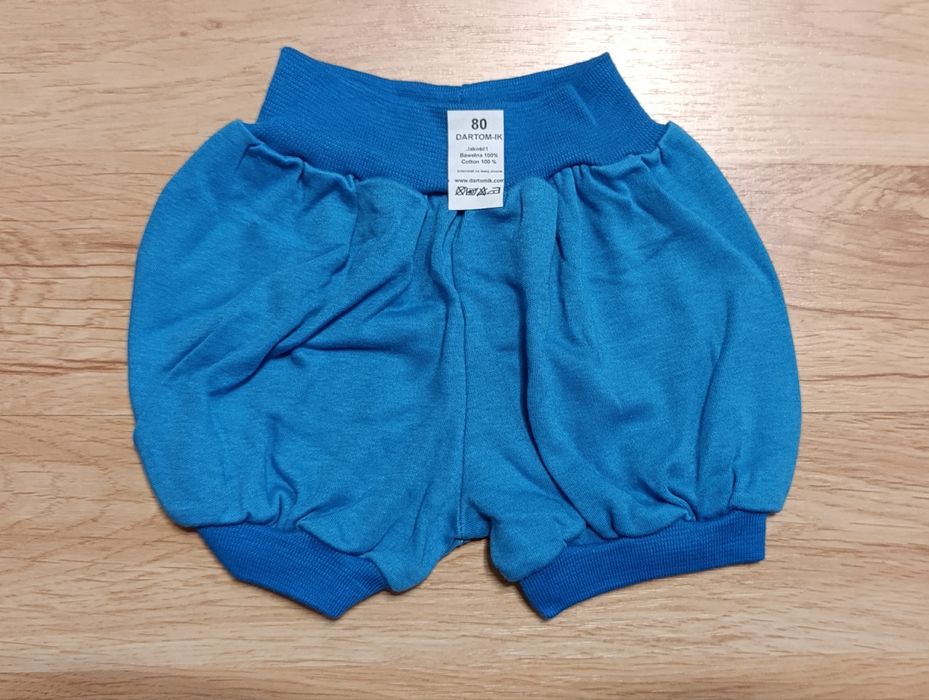 Spodenki niemowlęce pufki roz 80