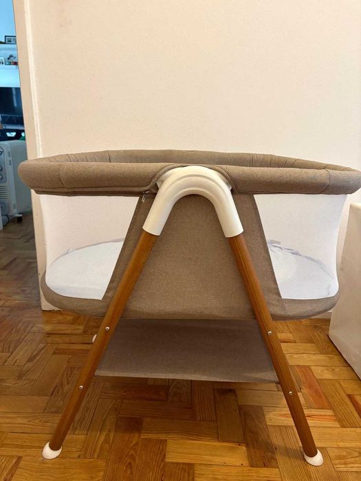 Berço - Asalvo Mini Berço Nidus Bege