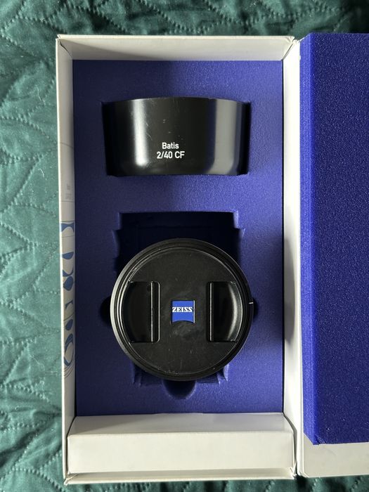 Zeiss Batis 40mm f/2 CF Sony E – stan bardzo dobry, komplet, pudełko