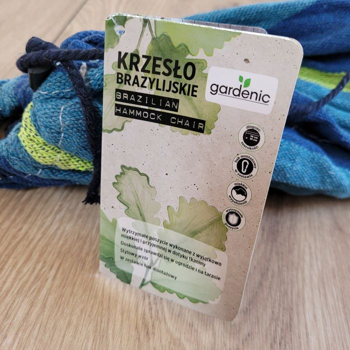 Krzesło brazylijskie huśtawka ogrodowa nowa
